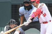 カープ菊池涼介、阪神秋山から反撃タイムリー！小園犠牲フライで森下に援護点！！
