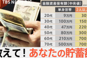 【衝撃】日本人の貯蓄金額の中央値、ちょっとイクｗｗｗｗこれは…