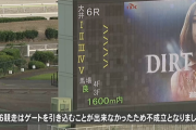 大井競馬場6Rでレース不成立に