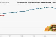 【肥報】アメリカ人の１日平均摂取カロリーがヤバ過ぎるｗｗｗｗｗｗｗ