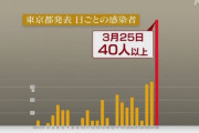 外国人「東京のコロナウイルス感染者が急増、過去最高を記録」