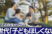 【悲報】　Z世代の45.7％が「子どもがほしくない」と回答・・・