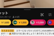 【悲報】もちまる日記、バースデー配信で同接パンクし投げ銭もらって終了