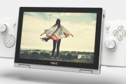 NEC、モニターの横にコントローラーを装着できる斬新なUMPCを発表！ドックにつないで4K出力も可能