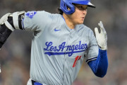 大谷翔平、松井裕樹から痛烈2塁打！3試合ぶりマルチ、ド軍同点に追いつく