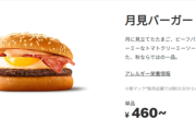 【悲報】マックの月見バーガー、たいして美味くない