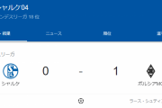 【速報】シャルケさん、本日もあっさり失点してしまう…