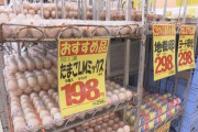 【悲報】たまご1パックの値段、どんどん上がる