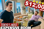 海外視聴者「こんな値段のとこに泊まったらやっぱり…」1泊100万超えの東京の高級ホテルの内側
