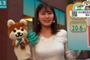 【画像】NHKの気象予報士さん、可愛いすぎると話題になる