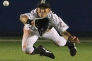 GIF画像　プロ野球で衝撃を受けた守備www