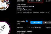 ◆悲報◆大谷翔平インスタフォロワー797万人、ルーカス・バスケス(マドリーの控え)2119万人😭