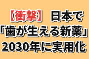 【衝撃】韓国人「悔しいけど…日本に治らない歯を生やす新薬、2030年に実用化らしい」