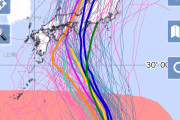 【緊急】台風10号の最新進路予想図、笑えない…