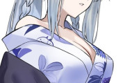 【FGO】浴衣姿のモルガン様イラスト！！　浴衣が少しはだけてるの最高ですね！！