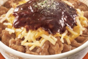 【画像】すき家の新メニュー、チーズ牛丼の進化系！