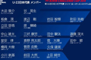 東京五輪U23サッカー日本代表のスタメン、ヤバすぎない？ｗｗｗ