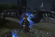 【FF14】漆黒の翼で飛行時に変形ギミックあり！7.0実装の極羽根マウントが最高にカッコいい！