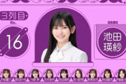 【乃木坂46】飛ぶ鳥を落とす勢いの池田瑛紗が33rdシングル初選抜！！！