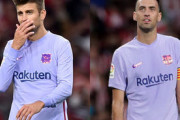 【リーガエスパニョーラ】「心が痛い」ついに守備陣も崩壊か、バルセロナの盟友ピケとブスケッツが失点後に言い争い「この状態はヤバい」