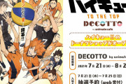 「ハイキュー×DECOTTO」コラボドーナツはヒナガラス！ミニキャラ描き下ろしも公開
