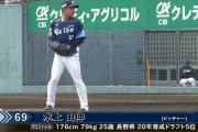 西武水上、わずか４球で３者凡退！