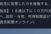 【悲報】Twitterの自民党支持者たち、10万円を貰えないことに絶望し目が覚める