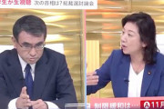 【悲報】河野太郎さん、野田聖子に思いっきり論破されてしまう