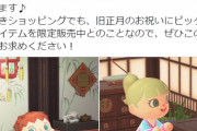『あつまれどうぶつの森』が旧正月イベント開催「中国は興味ない」「ゴリ推しするな」と批判