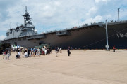 【画像】海上自衛隊の護衛艦見に来たぞ