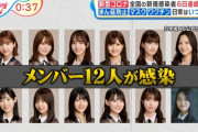 バイキングで乃木坂46 12人集団感染のニュースが取り上げられる・・・