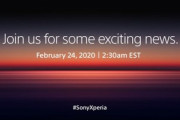ソニー｢2月24日16時30分(日本時間)にエキサイティングなニュースをお届けします！｣ 新型のXperiaスマホ発表へ