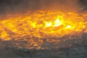 【衝撃映像】メキシコ湾で海が燃える・・・まるでCGのようだと話題に