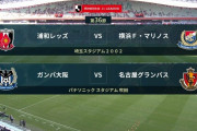 ◆Ｊ１◆36節 ACL争い2試合 浦和カウンターから2得点！横浜FMの反撃を1点に抑え逃げ切り！G大阪後半反撃も１点のみ名古屋３得点で完勝ACLにのぞみ