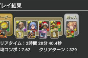 【パズドラ】今度は門松ループ！多次元の越鳥「疑似無効パ」完成ｷﾀ━━━━(ﾟ∀ﾟ)━━━━!!