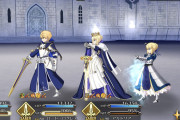 【FGO】アルトリアとログレス並べると身長差が凄い。等身も高いね！
