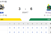【試合結果】ヤクルト6-3阪神　内山5号満塁ホームラン！ランバート2勝目！