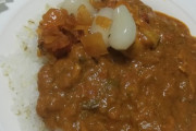 【画像】ワイ32歳ババア先輩深夜にバターチキンカレーを作る