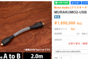 【悲報】オーディオ界隈、遂に「165万円のUSBケーブル」という化け物を生みだすｗｗｗｗｗ