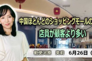 中国不況　店員が顧客より多い中国ほとんどのショッピングモールの現状　[6/29]