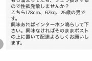 配達員「ウーバーイーツでーす」彡(^)(^)「サンキューやで。あともしよかったらさ…」