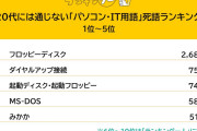 20代に通じない「パソコン・IT用語」死語ランキング、2位は「ダイヤルアップ接続」、1位は？  [837857943]