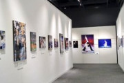 ニュースパーク・報道写真展(有料400円）　羽生くんの超美特大パネル写真が展示