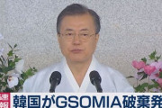 【！？】韓国国防省、政府のGSOMIA破棄受け「（破棄とは）関係なく、強力な韓米同盟を土台に安定的で完璧な韓米連合防衛体制を維持していく」