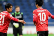 原口元気が2ゴール！　室屋成もアシスト記録のハノーファー、3点差追いつきHSVとドロー