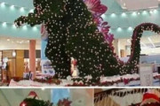 海外「クリスマスと言えばゴジラとKFC」「なるほど君は文化人のようだね」ゴジラのクリスマスツリー（海外の反応）