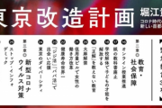 【東京都知事】ホリエモン政策発表！一覧がこちらｗｗｗｗｗｗｗｗｗｗ
