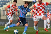 U-21日本代表、U-23クロアチア代表に完封勝利で白星発進！小田裕太郎が決勝点　ドバイ杯