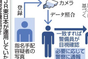 JR東が駅の顔認証カメラを停止　指名手配者の検知が目的、反発も
