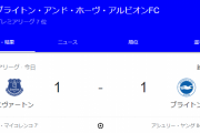 【悲報】三笘所属のブライトンさん、いつの間にか凄く弱くなってる件…